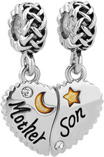 Charm Cuore Madre Figlio Uso